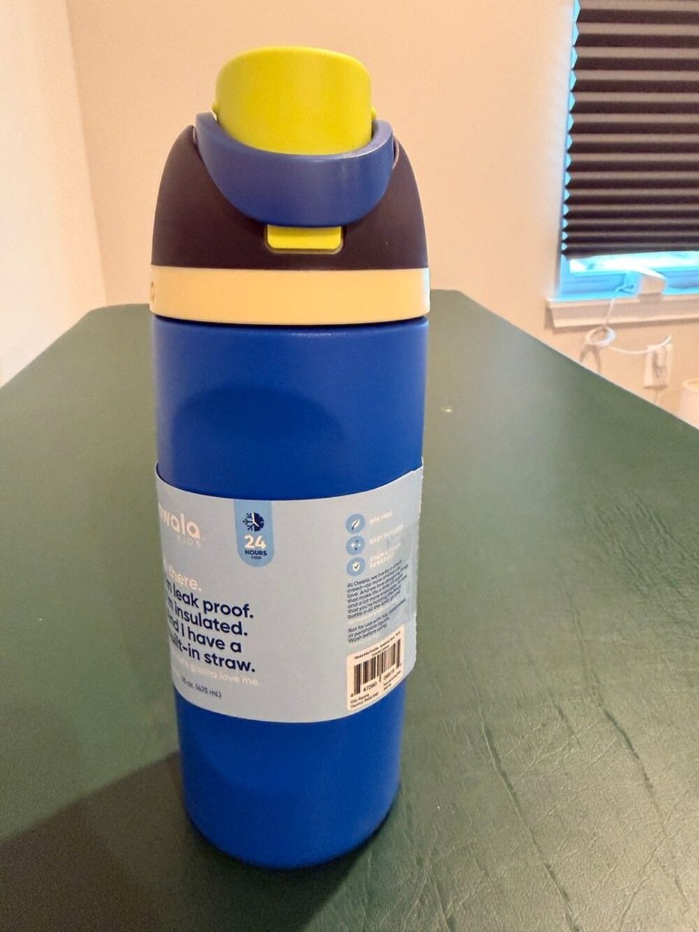 Owala FreeSip 16oz Kids Insulated Stainless Steel Water Bottle Leakproof NWT